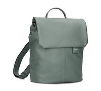 Zwei Damen City-Rucksack Mademoiselle.M MR8 4 Liter weiches Kunstleder, Magnet-Verschlussklappe, Hauptfach mit Reißverschluss, gepolstertes Trennfach für Tablet, Rückenpolsterung (eucalyptus)