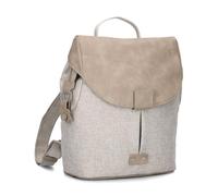 Zwei Damen City-Rucksack Olli OR8 kleiner Rucksack 5 Liter Lederoptik im Vintage-Style robust strapazierfähig wasserabweisend Hauptfach mit Reißverschluss