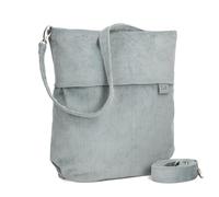 Zwei Damen Handtasche Mademoiselle.M M12 Umhängetasche 7 Liter Crossbody Bag, Schultertasche in DIN-A4-Größe, Schlüsselring, Geheimfach, inkl. extra kurzen, abnehmbaren Schultergurt (cord-sage)