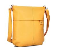 Zwei Damen Handtasche Mademoiselle.M M12 Umhängetasche 7 Liter Crossbody Bag, Schultertasche in DIN-A4-Größe, Schlüsselring, Geheimfach, inkl. extra kurzen abnehmbaren Schultergurt (sunny)