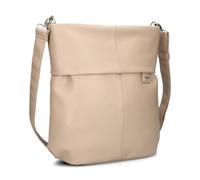 Zwei Damen Handtasche Mademoiselle.M M140 Umhängetasche 12 Liter klassische Crossbody Bag aus weichem Kunstleder, DIN-A4 passend, große Tasche für die Arbeit, Büro oder Uni (oat)