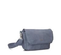 Zwei Damen Handtasche Mademoiselle.M M40 kleine Umhängetasche 1 Liter breite Crossbody-Bag mit Magnetklappe & Reißverschluss klassisch-elegant (nubuk-sky)