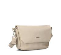 Zwei Damen Handtasche Mademoiselle.M M40 kleine Umhängetasche 1 Liter breite Crossbody-Bag mit Magnetklappe & Reißverschluss klassisch-elegant (nubuk-linen)