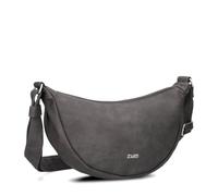 Zwei Damen Handtasche Mademoiselle.M M50 Moon-Bag 2 Liter Trend-Tasche in Halbmond-Form vielseitig als Bauchtasche Crossbody-Bag Abendtasche Umhängetasche zu tragen (nubuk-stone)