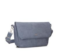 Zwei Mademoiselle.M Messenger 33 cm Laptopfach blau