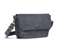 Zwei Mademoiselle.M Messenger 33 cm Laptopfach blau