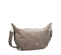 Zwei Umhängetasche Mademoiselle.M 34 cm Moon-Bag Halbmond 4 L Grau