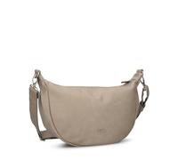 Zwei Damen Handtasche Mademoiselle.M M70 Moon-Bag 4 Liter Trend-Tasche in Halbmond-Form vielseitig als Bauchtasche Crossbody-Bag Abendtasche Umhängetasche zu tragen (nubuk-cappuccino)