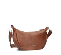 Zwei Damen Handtasche Mademoiselle.M M70 Moon-Bag 4 Liter Trend-Tasche in Halbmond-Form vielseitig als Bauchtasche Crossbody-Bag Abendtasche Umhängetasche zu tragen (cognac)