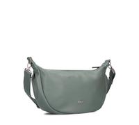 Zwei Damen Handtasche Mademoiselle.M M70 Moon-Bag 4 Liter Trend-Tasche in Halbmond-Form vielseitig als Bauchtasche Crossbody-Bag Abendtasche Umhängetasche zu tragen (eucalyptus)