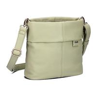 Zwei Damen Handtasche Mademoiselle.M M8 Crossbody Bag 3 L Umhängetasche aus Kunstleder mit Geheimfach & Hauptfach mit Reißverschluss, inkl. kurzem & langen abnehmbaren Schultergurt (jade)