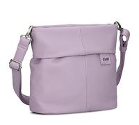 Zwei Damen Handtasche Mademoiselle.M M8 Crossbody Bag 3 L Umhängetasche aus Kunstleder mit Geheimfach & Hauptfach mit Reißverschluss, inkl. kurzem & langen abnehmbaren Schultergurt (lilac)