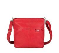 Zwei Damen Handtasche Mademoiselle.M M8 Crossbody Bag 3 L Umhängetasche aus Kunstleder mit Geheimfach & Hauptfach mit Reißverschluss, inkl. kurzem & langen abnehmbaren Schultergurt (red)