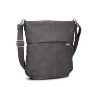 Zwei Damen Handtasche Mademoiselle.M M90 Umhängetasche 6 Liter klassische Crossbody Bag, weiches Kunstleder, Schulter-Tasche inklusive zweitem kurzen Gurt (nubuk-stone)