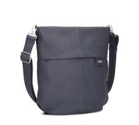 Zwei Damen Handtasche Mademoiselle.M M90 Umhängetasche 6 Liter klassische Crossbody Bag, weiches Kunstleder, Schulter-Tasche inklusive zweitem kurzen Gurt (nubuk-ink)