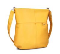 Zwei Damen Handtasche Mademoiselle M140 Umhängetasche 12 Liter klassische Crossbody Bag aus weichem Kunstleder, DIN-A4 passend, große Tasche für die Arbeit, Büro oder Uni (sunny)