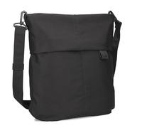 Zwei Damen Handtasche Mademoiselle.Tex MTX12 Umhängetasche 7 Liter Crossbody Bag, Schultertasche in DIN-A4-Größe, Schlüsselring, Geheimfach, inkl. extra kurzen, abnehmbaren Schultergurt (black)