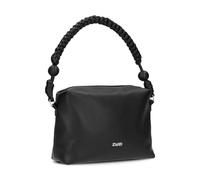 Zwei Perla PE60 Schultertasche schwarz, Lederimitat, Damen