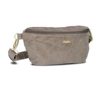 Zwei Damen Hip Bag Mademoiselle.M MH4 Bauchtasche 25 cm 1 Liter aus hochwertigem Kunstleder, Crossbody Bag wasserabweisend, 3-in-1 Bequeme Brusttasche, Gürteltasche & Hüfttasche (Cord-Mocca)