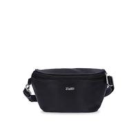 Zwei Damen Hip Bag Mademoiselle.M MH4 Bauchtasche 25 cm 1 Liter aus hochwertigem Kunstleder, Crossbody Bag wasserabweisend, 3-in-1 Bequeme Brusttasche, Gürteltasche & Hüfttasche (Noir)