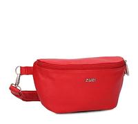 Zwei Damen Hip Bag Mademoiselle.M MH4 Bauchtasche 25 cm 1 Liter, Crossbody Bag wasserabweisend, 3-in-1 Bequeme Brusttasche, Gürteltasche & Hüfttasche (Cherry)