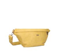 Zwei Damen Hip Bag Mademoiselle.M MH80 Bauchtasche 40 cm 3 Liter, Crossbody Bag wasserabweisend, 3-in-1 Bequeme Brusttasche, Gürteltasche & Hüfttasche (Lemon)