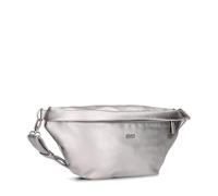 Zwei Damen Hip Bag Mademoiselle.M MH80 Bauchtasche 40 cm 3 Liter, Crossbody Bag wasserabweisend, 3-in-1 Bequeme Brusttasche, Gürteltasche & Hüfttasche (Silver)