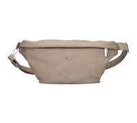 Zwei Damen Hip Bag Mademoiselle.M MH80 Bauchtasche 40 cm 3 Liter, Crossbody Bag wasserabweisend, 3-in-1 Bequeme Brusttasche, Gürteltasche & Hüfttasche (Nubuk-Cappuccino)