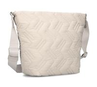Zwei Damen Puffer Tasche Cleo CL90 gesteppte große Umhängetasche, Stepp-Schultertasche, ultraleicht, wasserabweisend, robust, verstellbarer Schultergurt (sand-new)