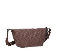 Zwei Damen Puffer Umhängetasche Cleo CL60 gesteppte Handtasche, quilted Bag, ultraleicht, wasserabweisend, robust, moderne Damen Stepp-Tasche (brown)