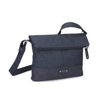 Zwei Damen Rolltop-Handtasche Olli OT6 Umhängetasche 2/4 Liter klassische Crossbody Bag wasserabweisend robust strapazierfähig Bicolor Design Schultertasche, hochwertig verarbeitet