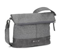 Zwei Damen Rolltop-Handtasche Olli OT6 Umhängetasche 2/4 Liter klassische Crossbody Bag wasserabweisend robust strapazierfähig Bicolor Design Schultertasche, hochwertig verarbeitet