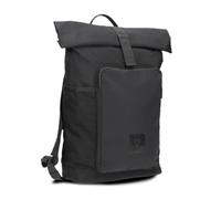 Zwei Damen Rucksack BONNY BOR180 Rolltop Backpack 15-19 Liter, leichter Nylon Tagesrucksack, wasserabweisend, viele Fächer, Flaschenfach, Schlüsselband, gepolsterte Gurte (black)