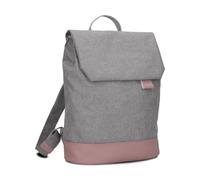 Zwei Damen Rucksack Olli OR13 Daypack 7 Liter robust strapazierfähig wasserabweisend Rückenpolsterung Hauptfach mit Reißverschluss Geheimfach Handyfach Einsteckfächer Laptopfach gepolstert (powder)