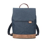 Zwei Damen Rucksack Olli OR13 Daypack 7 Liter robust strapazierfähig wasserabweisend Rückenpolsterung Hauptfach mit Reißverschluss Geheimfach Handyfach Einsteckfächer Laptopfach gepolstert (blue)