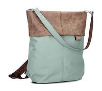 Zwei Damen Rucksack-Tasche Olli OR12 (7 Liter) Handtasche & Rucksack 2-in-1 wasserabweisende Schultertasche mit gepolstertem Laptopfach (bis 13"), Damentasche & Cityrucksack in Einem (ocean)