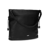 Zwei Perla PE140 Schultertasche schwarz, Lederimitat, Damen