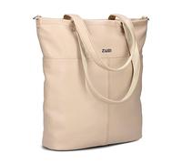 Zwei Damen Shopper Mademoiselle.M M145 große Schultertasche 10 Liter Tote Bag aus wasserabweisendem Kunstleder inkl. zusätzlicher langer Schultergurt als Umhängetasche zu tragen (oat)