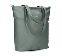 Zwei Damen Shopper Mademoiselle.M M145 große Schultertasche 10 Liter Tote Bag aus wasserabweisendem Kunstleder inkl. zusätzlichen langen Schultergurt als Umhängetasche zu tragen
