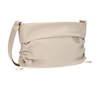 Zwei Damen Umhängetasche AMIE AM70 – Hobo Bag 5 L, leicht, Raffung, Geheimfach, Sand