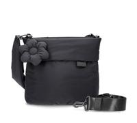 Zwei Damen Umhängetasche HANNAH HA8 - kleine Puffer Bag 3 Liter mit Reißverschlussfächern, Smartphonefach & 2 Tragegurten - Crossbody Umhängetasche aus recyceltem Material (black)