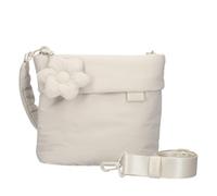 Zwei Damen Umhängetasche HANNAH HA8 - kleine Puffer Bag 3 Liter mit Reißverschlussfächern, Smartphonefach & 2 Tragegurten - Crossbody Umhängetasche aus recyceltem Material (Cream White)