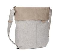 Zwei Damen Umhängetasche Olli OT12 Crossbody-Bag 7 Liter strapazierfähige & wasserabweisende Schultertasche, hochwertige Qualität, Schlüsselring, zusätzlicher Schultergurt, Geheimfach (sand)