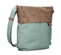 Zwei Damen Umhängetasche Olli OT12 Crossbody-Bag 7 Liter strapazierfähige & wasserabweisende Schultertasche, hochwertige Qualität, Schlüsselring, zusätzlicher Schultergurt, Geheimfach (ocean)