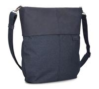 Zwei Damen Umhängetasche Olli OT12 Crossbody-Bag 7 Liter strapazierfähige & wasserabweisende Schultertasche, hochwertige Qualität, Schlüsselring, zusätzlicher Schultergurt, Geheimfach (navy)