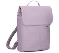 Zwei Damen City-Rucksack Mademoiselle.M MR13 Tagesrucksack 7 Liter, gepolstertes Laptopfach, Magnet-Verschlussklappe, Hauptfach mit Reißverschluss, Rückenpolsterung, klassisch-elegant (lilac)