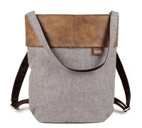 Zwei Olli Rucksack OR12, Ice (Grau / Braun),