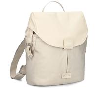 Zwei Damen City-Rucksack Olli OR8 kleiner Rucksack 5 Liter Lederoptik im Vintage-Style robust strapazierfähig wasserabweisend Hauptfach mit Reißverschluss (linen)