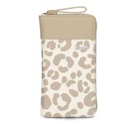 Zwei Eva Geldbörse 20 cm beige