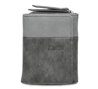 Zwei Eva Geldbörse 9 cm grau